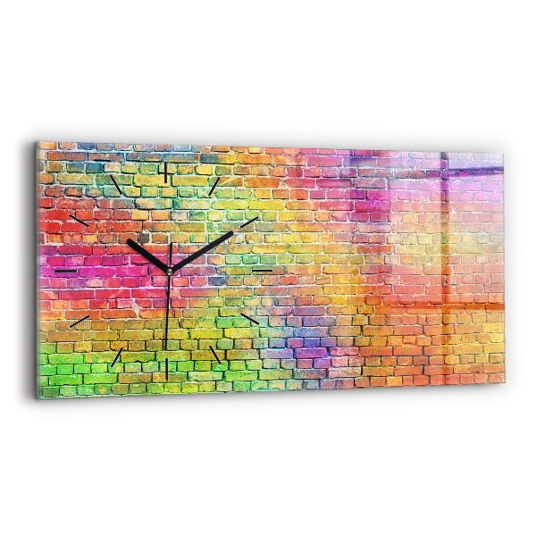 Orologio rettangolare Muro dipinto