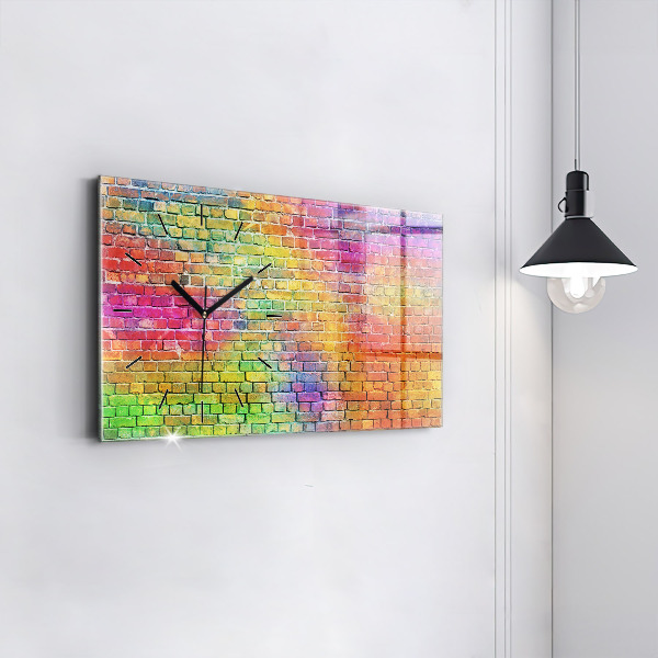 Orologio rettangolare Muro dipinto