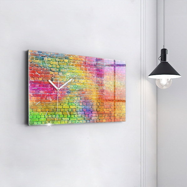 Orologio rettangolare Muro dipinto