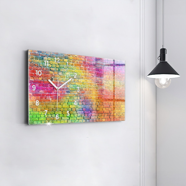 Orologio rettangolare Muro dipinto