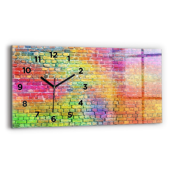 Orologio rettangolare Muro dipinto