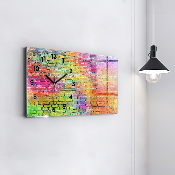 Orologio rettangolare Muro dipinto