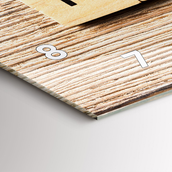 Orologio rettangolare La famiglia delle iscrizioni