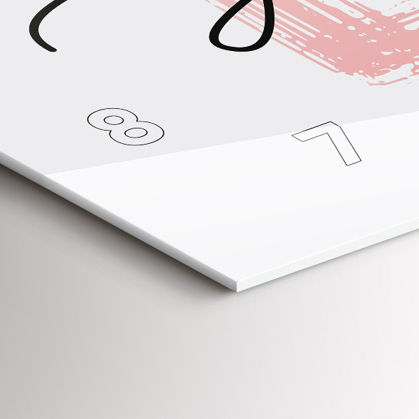 Orologio rettangolare Ama te stesso iscrizione