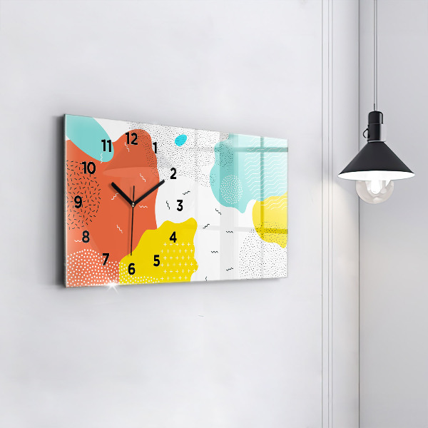 Orologio rettangolare Astrazione POP