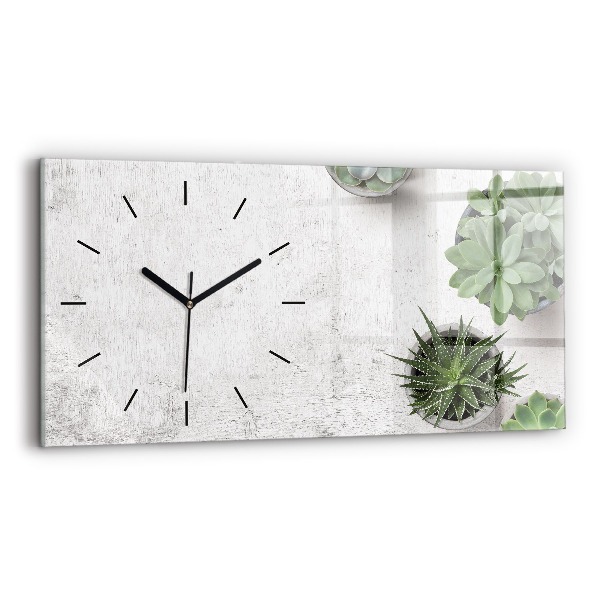 Orologio rettangolare Piante ornamentali