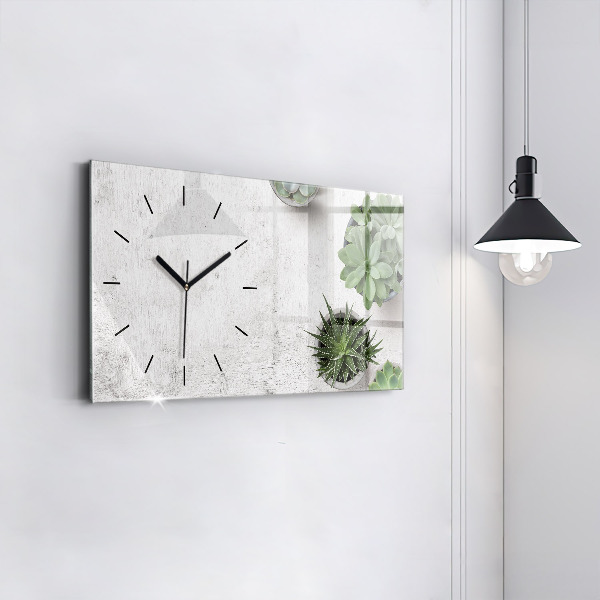 Orologio rettangolare Piante ornamentali