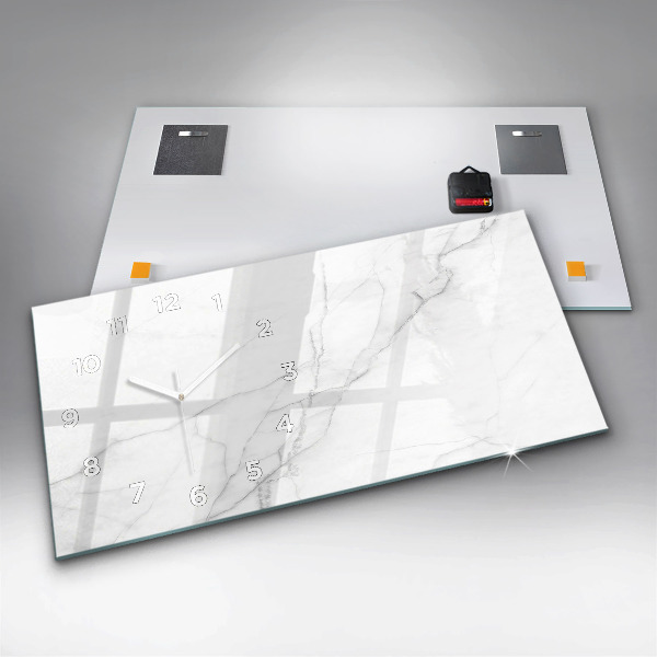 Orologio rettangolare Marmo decorativo