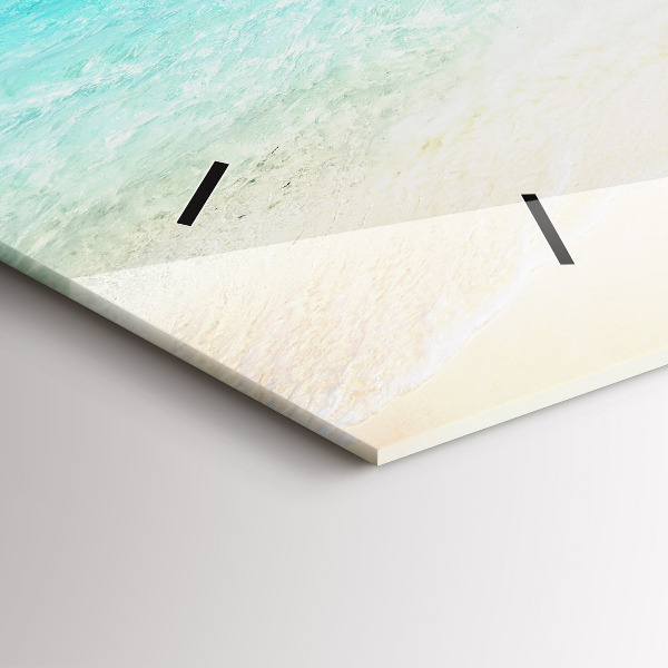 Orologio rettangolare Isola tropicale