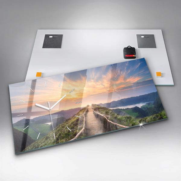 Orologio rettangolare Paesaggio montano