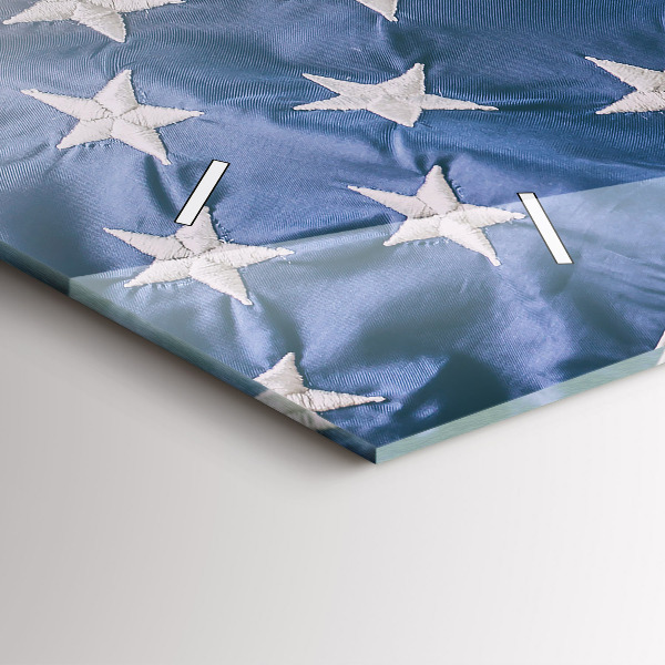 Orologio rettangolare bandiera americana