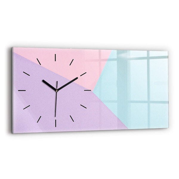 Orologio rettangolare Motivo pastello