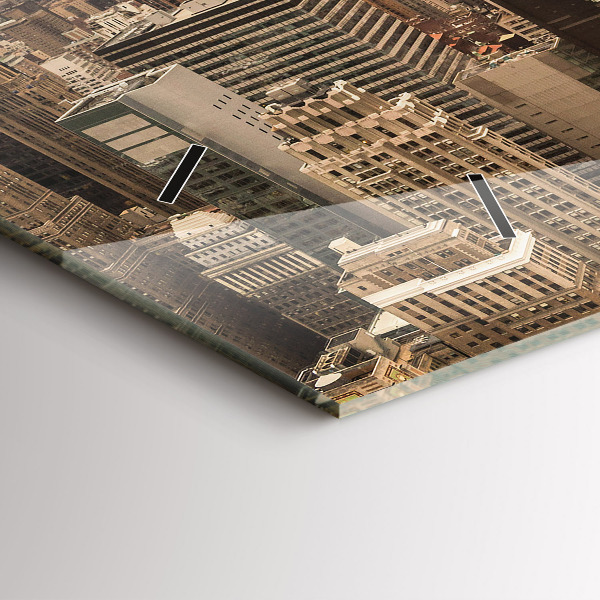 Orologio rettangolare Paesaggio urbano