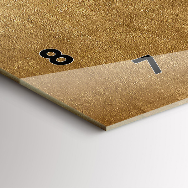 Orologio rettangolare Tela decorativa