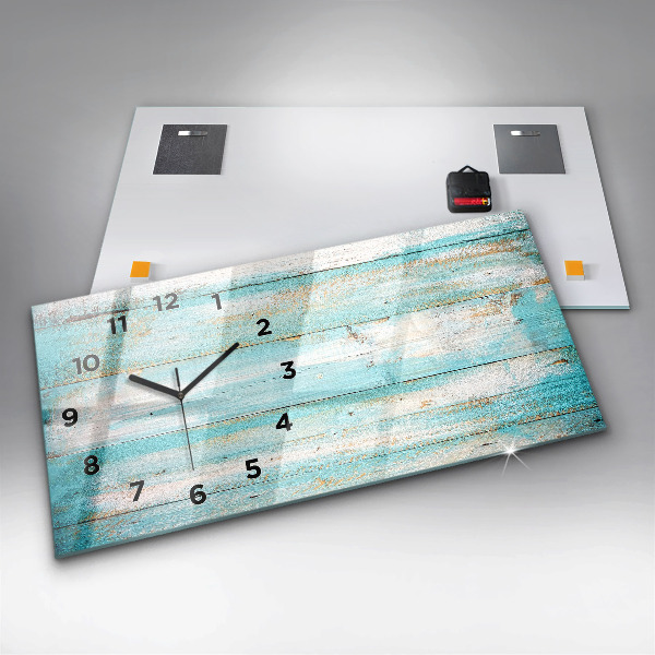 Orologio rettangolare Tavole blu
