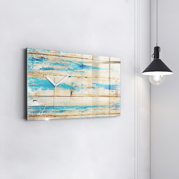 Orologio rettangolare Legno graffiato