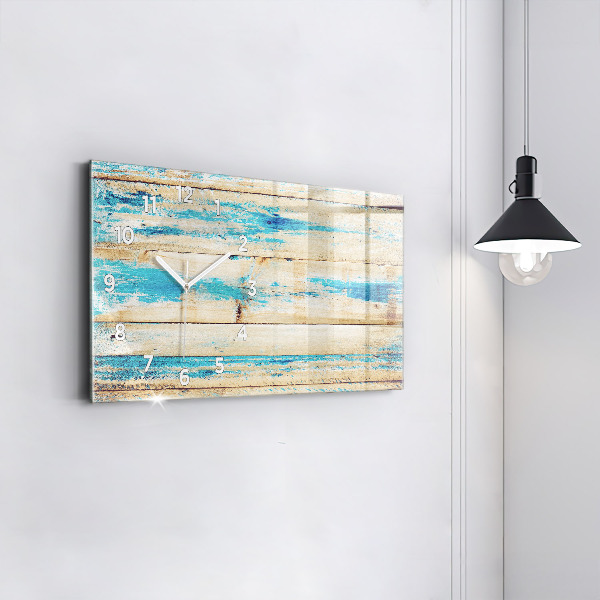 Orologio rettangolare Legno graffiato