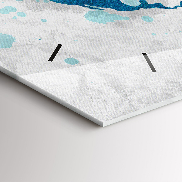 Orologio rettangolare Mappa del mondo