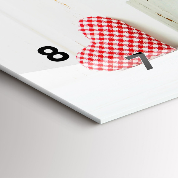 Orologio rettangolare La casa dell'iscrizione