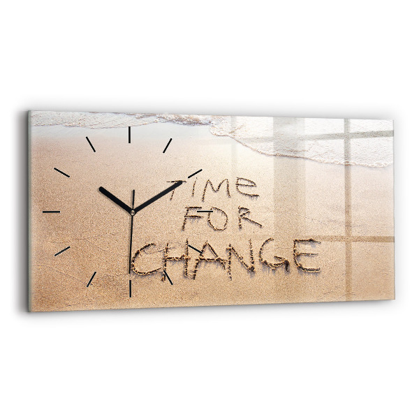 Orologio rettangolare Citazione sulla spiaggia