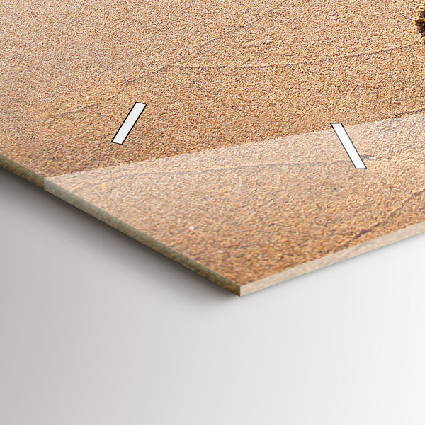 Orologio rettangolare Citazione sulla spiaggia