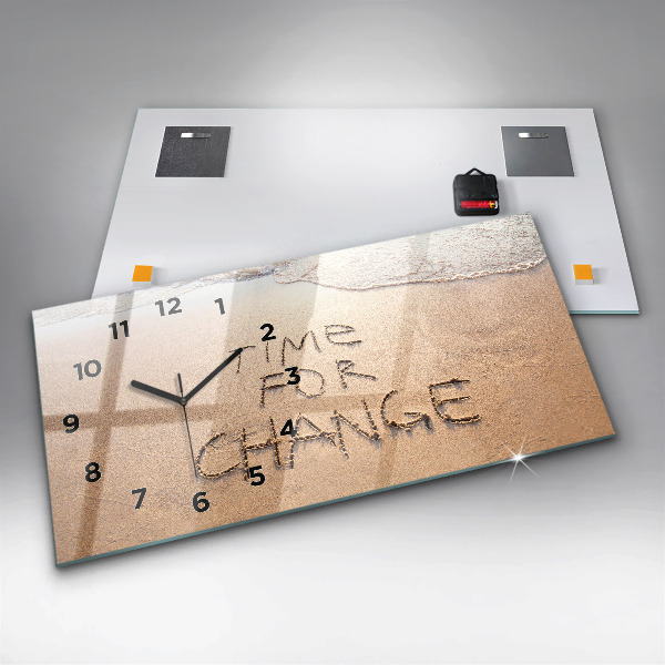 Orologio rettangolare Citazione sulla spiaggia