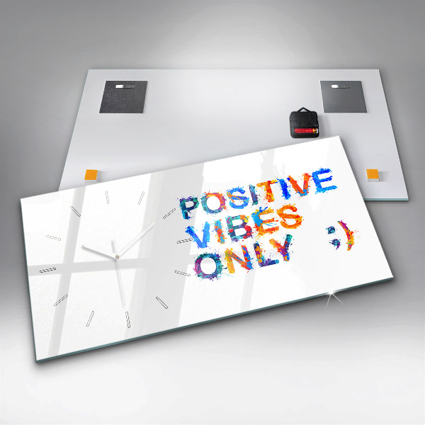 Orologio rettangolare Citazione positiva