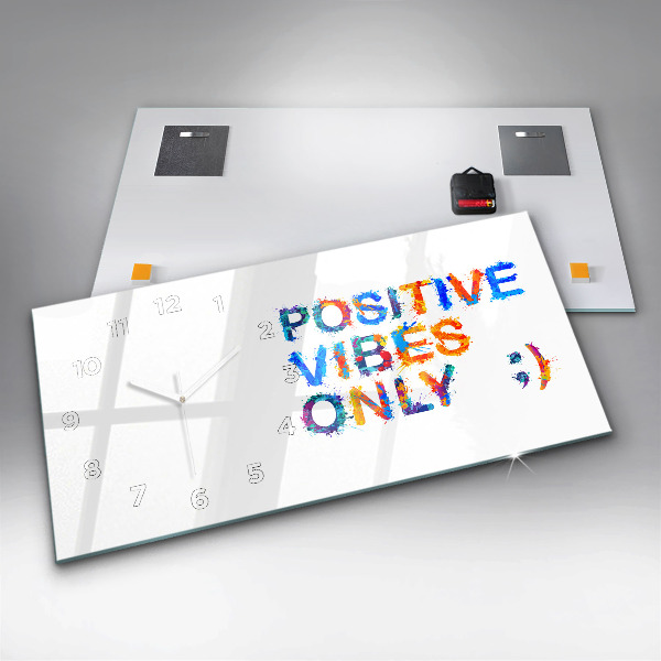 Orologio rettangolare Citazione positiva