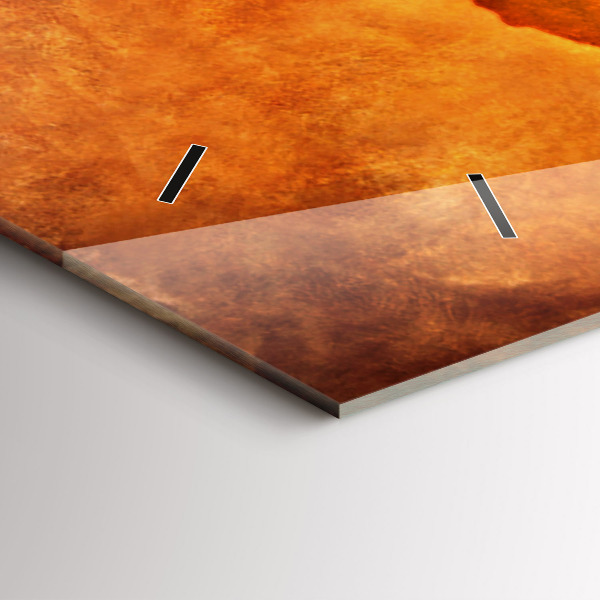 Orologio rettangolare Grande mappa del mondo