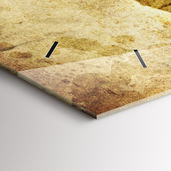 Orologio rettangolare Mappa del vecchio mondo