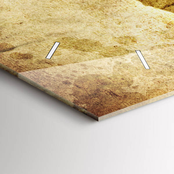 Orologio rettangolare Mappa del vecchio mondo