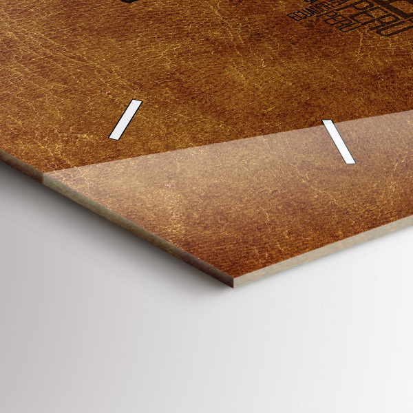 Orologio rettangolare Mappa dei nomi dei paesi