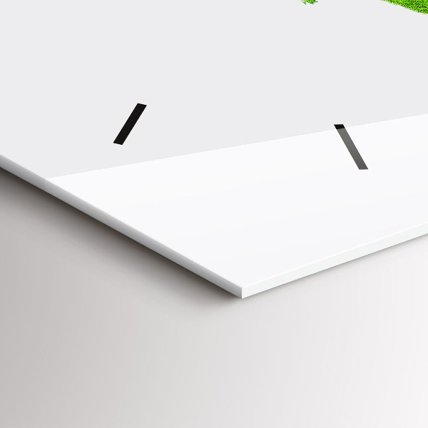 Orologio rettangolare Mappa dell'erba verde