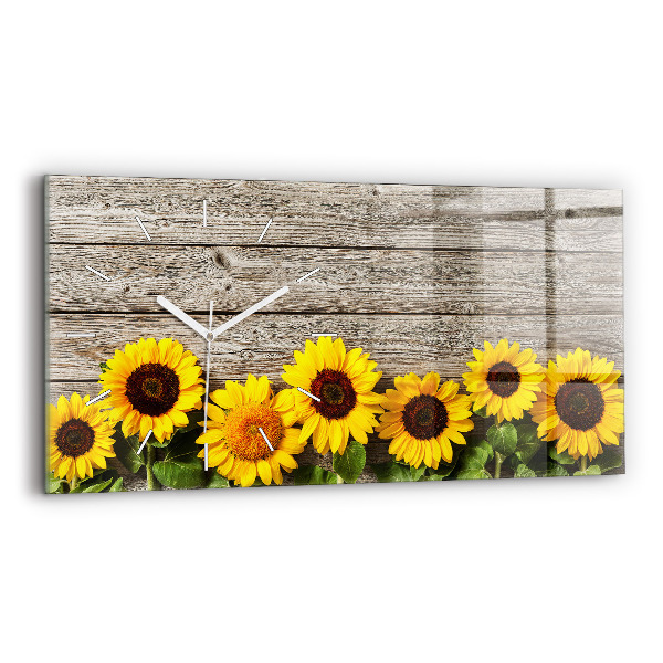 Orologio rettangolare Girasoli