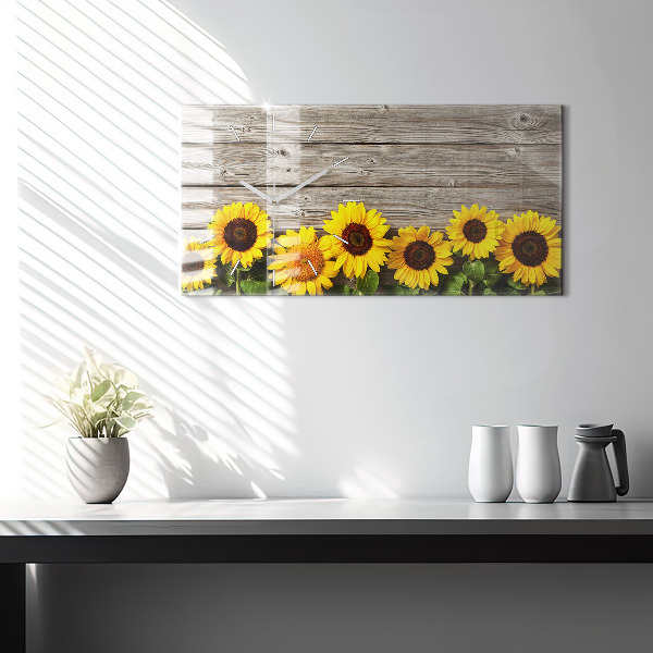 Orologio rettangolare Girasoli