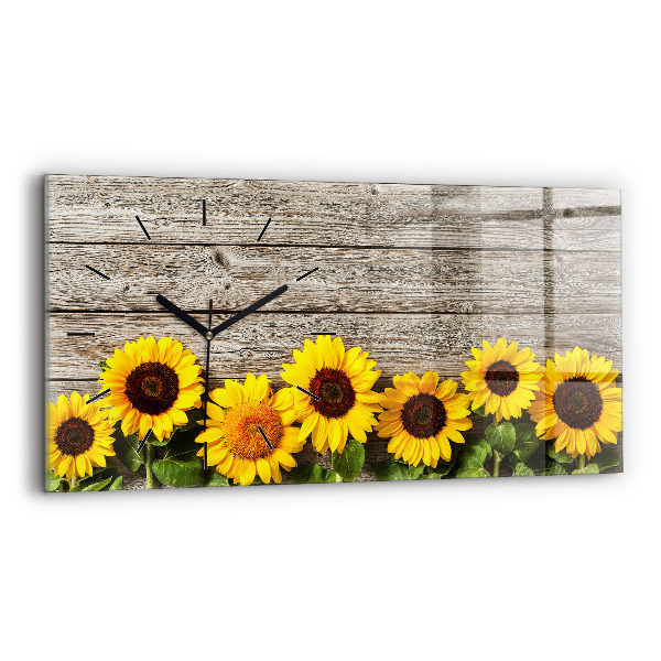 Orologio rettangolare Girasoli
