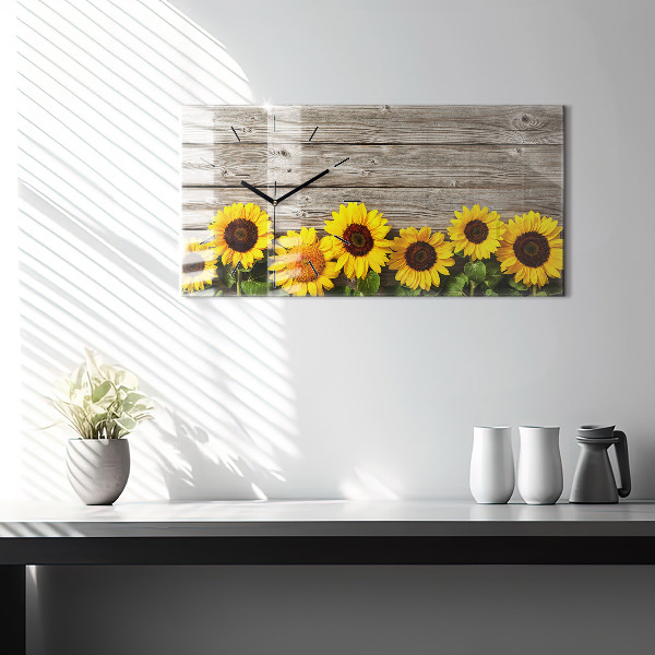 Orologio rettangolare Girasoli