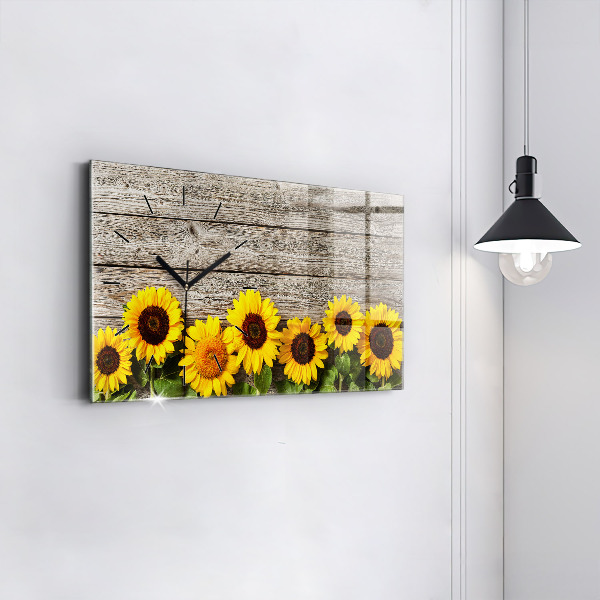 Orologio rettangolare Girasoli