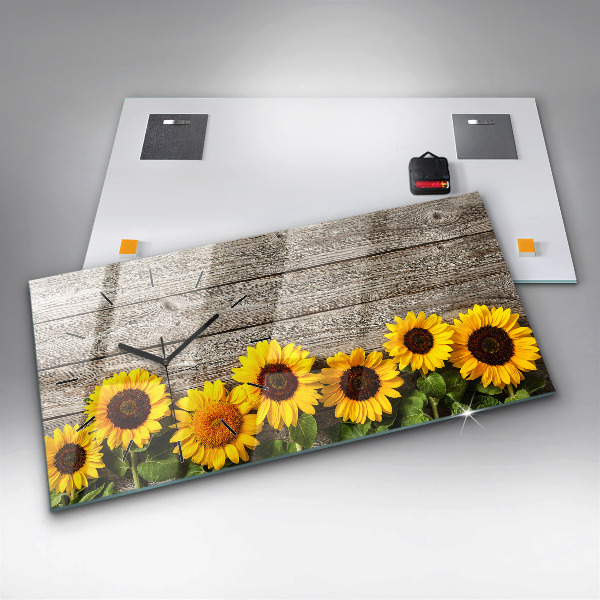 Orologio rettangolare Girasoli