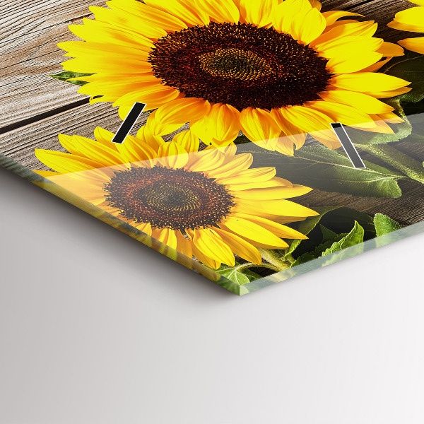 Orologio rettangolare Girasoli