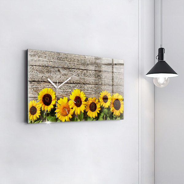 Orologio rettangolare Girasoli
