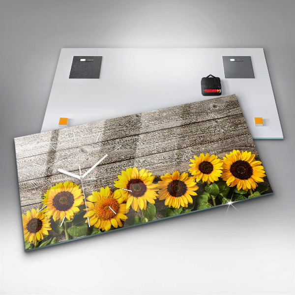 Orologio rettangolare Girasoli