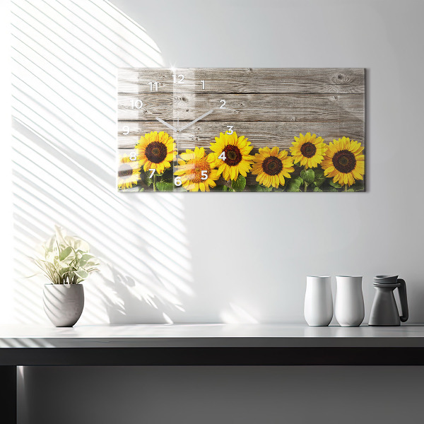 Orologio rettangolare Girasoli