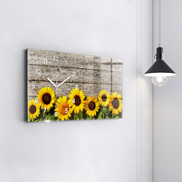 Orologio rettangolare Girasoli
