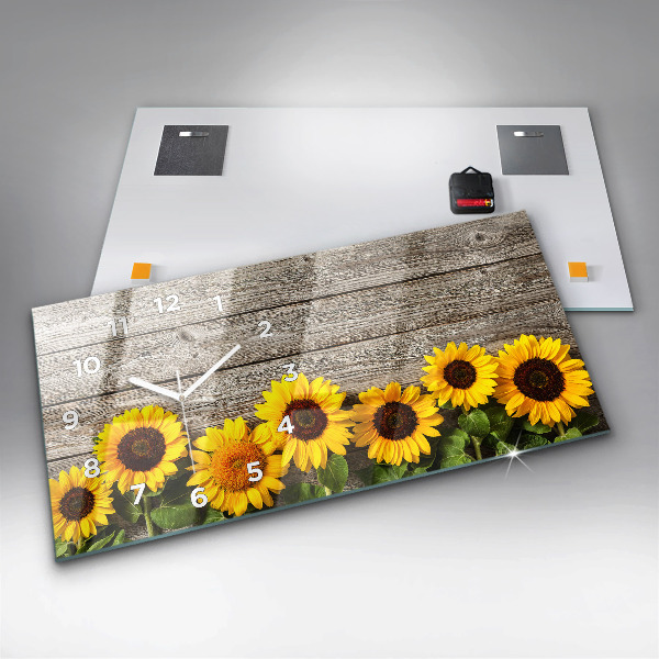 Orologio rettangolare Girasoli