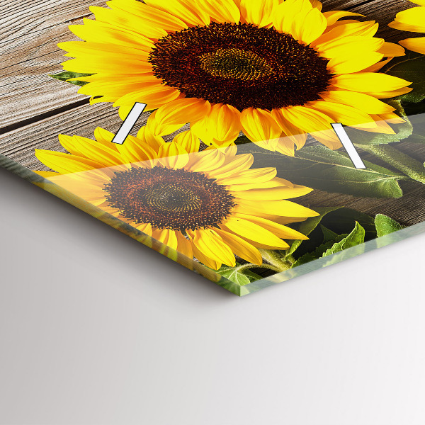 Orologio rettangolare Girasoli