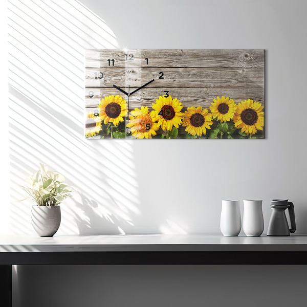 Orologio rettangolare Girasoli