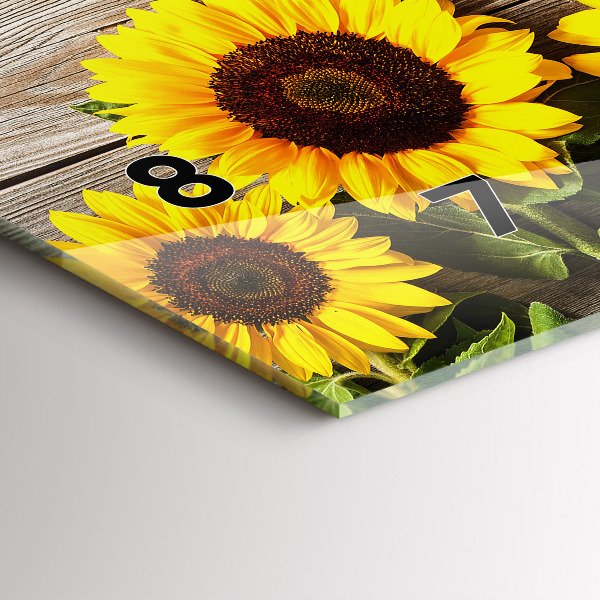 Orologio rettangolare Girasoli