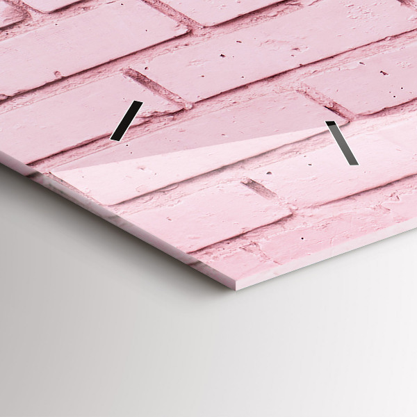 Orologio rettangolare Muro di mattoni