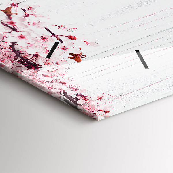 Orologio rettangolare Fiori primaverili